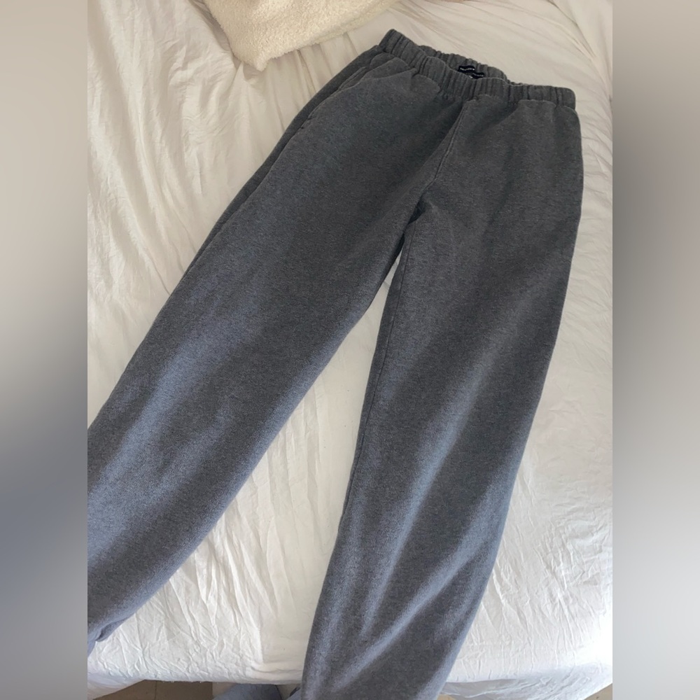 dark grey brandy sweatpants
